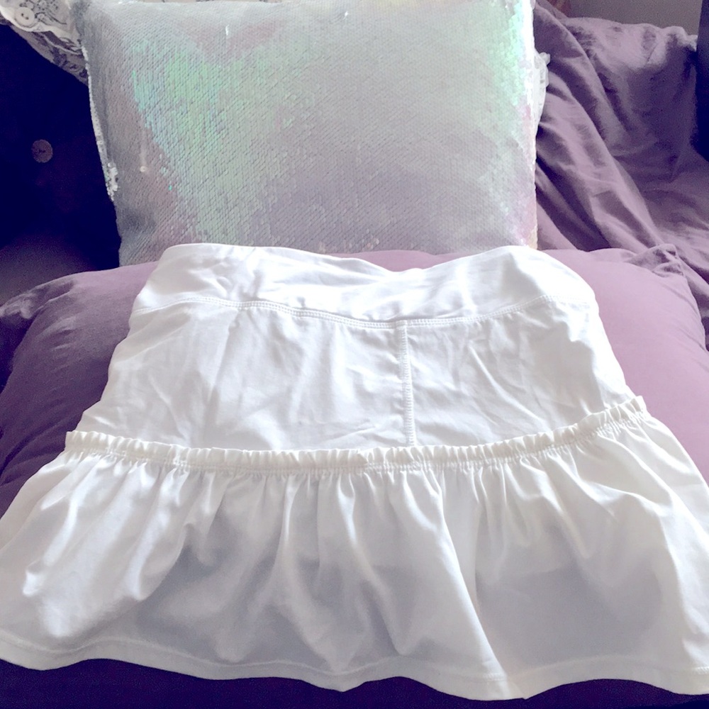 Lululemon tennis skirt with attached shorts.